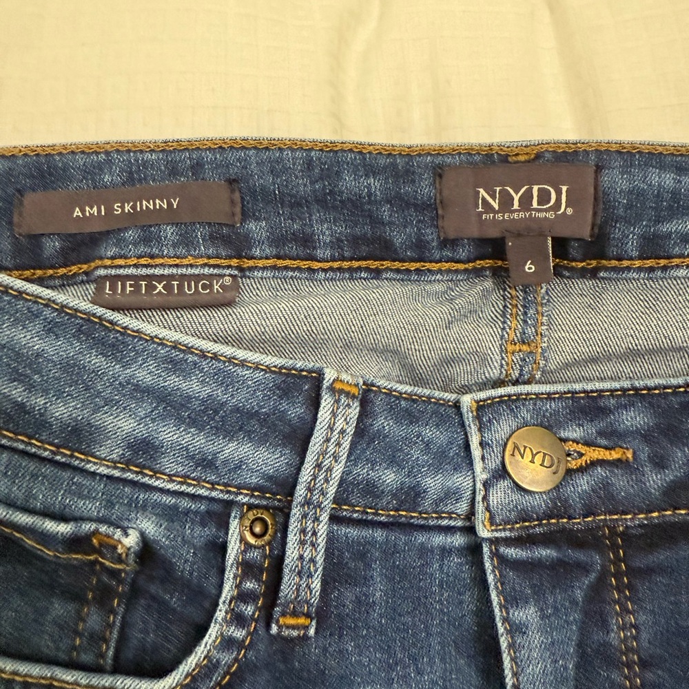 NYDJ Women's Ami Skinny Jeans - Blue Size 6